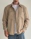 Мужская oversize рубашка в бежевом цвете r00804-S-M фото 1
