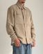 Мужская oversize рубашка в бежевом цвете r00804-S-M фото 3