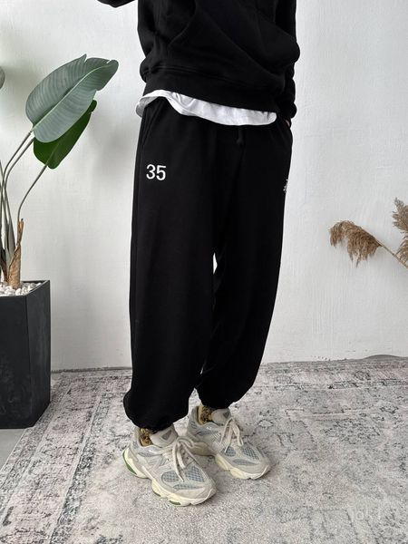 Чоловічі oversize джогери у чорному кольорі jok1-S фото