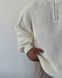 Мужской oversize свитер в белом цвете mr133 фото 2