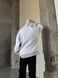 Мужское oversize худи на флисе в сером цвете rd420 фото 5