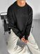 Мужской свитер oversize в черном цвете tt124 фото 1