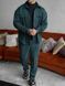 Чоловічий oversize костюм сорочка + штани у зеленому кольорі rb13 фото 1