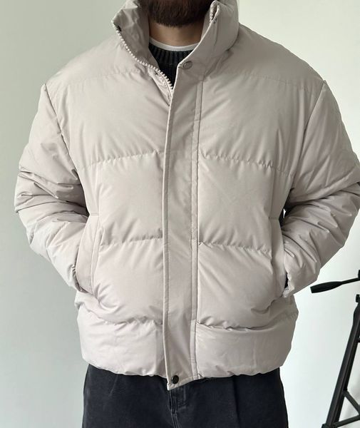 Мужская oversize куртка в сером цвете bk2267 фото