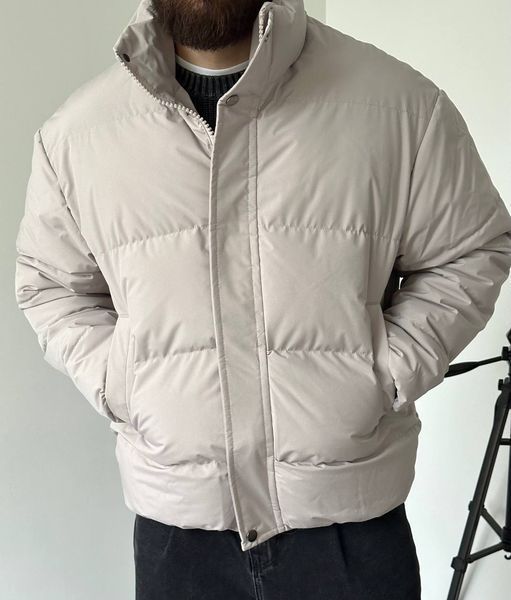 Мужская oversize куртка в сером цвете bk2267 фото