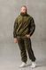 Чоловічий oversize флісовий костюм у кольорі хакі a0089kh фото 2