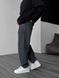 Мужские широкие джинсы Baggy в сером цвете bg-56-650 фото 5