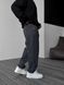 Мужские широкие джинсы Baggy в сером цвете bg-56-650 фото 3