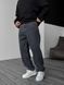 Мужские широкие джинсы Baggy в сером цвете bg-56-650 фото 4