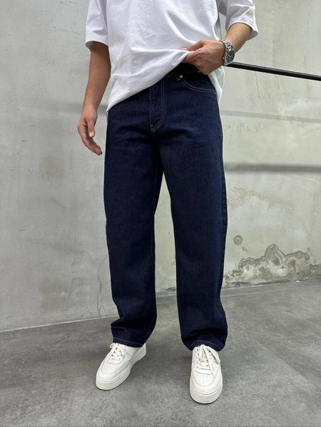 Мужские джинсы Baggy в темно-синем цвете 3143v-29 фото