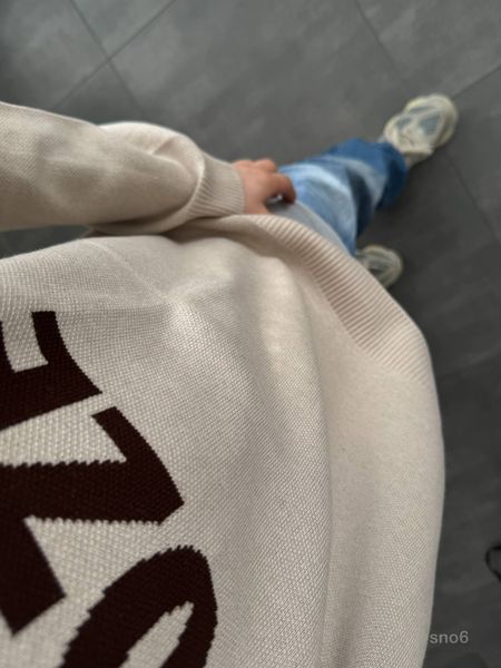 Мужской oversize свитшот с надписью в бежевом цвете sno6 фото