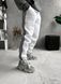 Мужские oversize утепленные брюки в белом цвете fant5 фото 4