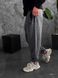 Мужские oversize джоггеры в графитовом цвете leh2 фото 5