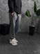 Мужские oversize джоггеры в графитовом цвете leh2 фото 6