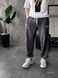 Чоловічі oversize спортивні штани у графітовому кольорі mark2 фото 2