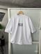 Мужская oversize футболка с принтом в белом цвете vlr5 фото 5