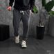 Мужские oversize джоггеры в графитовом цвете leh2 фото 4
