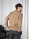 Мужской oversize свитшот с начесом в бежевом цвете 1001855000008 фото 3