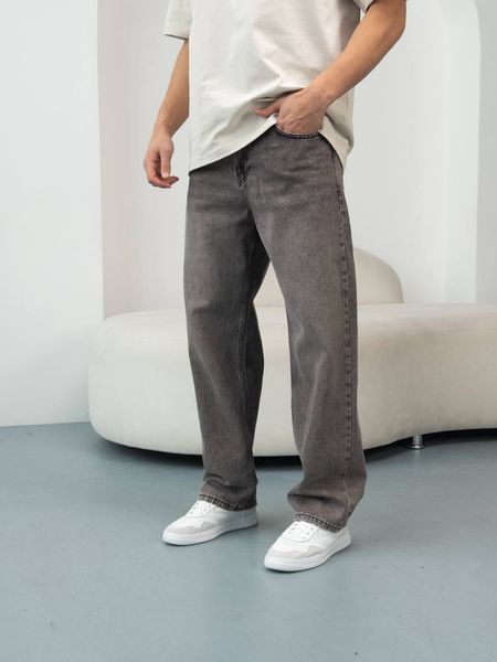 Чоловічі вільні джинси Baggy у коричневому кольорі 3149k36n1 фото