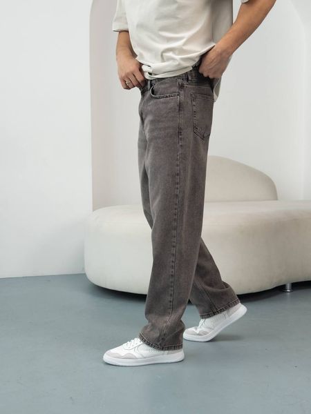 Чоловічі вільні джинси Baggy у коричневому кольорі 3149k36n1 фото