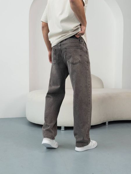 Чоловічі вільні джинси Baggy у коричневому кольорі 3149k36n1 фото