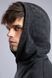 Мужское oversize худи в черном цвете cch1 фото 3