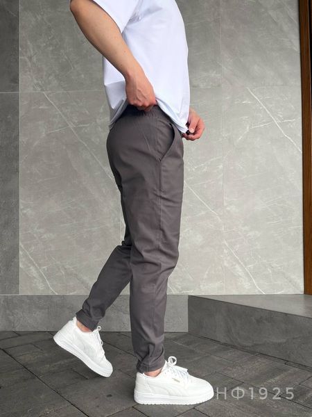 Чоловічі базові штани Jogger у графітовому кольорі нф1925-L фото