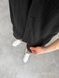 Чоловічий трикотажний комплект сорочка + шорти у чорному кольорі нф2050-S фото 6