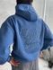 Мужское oversize худи на флисе в синем цвете vfic11 фото 6