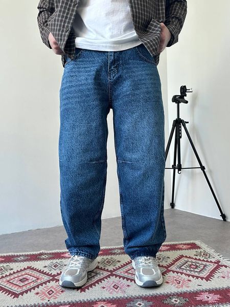 Мужские объемные джинсы Baggy в синем цвете bj2956v-28 фото