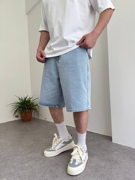 Мужские джинсовые шорты Balloon в голубом цвете df2879-10 фото