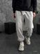 Мужские oversize джоггеры в сером цвете leh3 фото 5