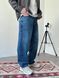 Мужские объемные джинсы Baggy в синем цвете bj2956v-28 фото 4