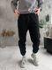 Мужские oversize джоггеры на флисе в черном цвете fstn1 фото 2