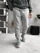 Мужские oversize утепленные брюки в светло-сером цвете fant3 фото 1