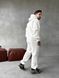 Мужской oversize спортивный костюм худи+брюки в белом цвете kos43 фото 4