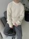 Мужской oversize свитер в бежевом цвете mr101 фото 7