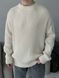 Мужской oversize свитер в бежевом цвете mr101 фото 2