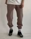 Мужские oversize брюки на флисе в бежевом цвете n04208 фото 1