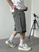 Мужские джинсовые шорты Baggy в сером цвете sh00811k-28 фото 4