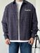 Мужская oversize рубашка в клетку в бордовом цвете vm912-S фото 9