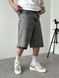 Мужские джинсовые шорты Baggy в сером цвете sh00811k-28 фото 3