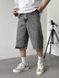 Мужские джинсовые шорты Baggy в сером цвете sh00811k-28 фото 1