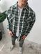 Мужская байковая oversize рубашка в клетку r147 фото 3