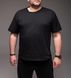 Мужская oversize футболка в черном цвете 2242bl фото 4