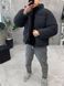 Мужская oversize куртка в графитовом цвете km2w фото 2