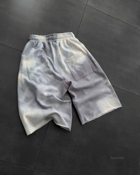 Мужские трикотажные шорты oversize в голубом цвете flow10th-S фото