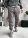 Мужские oversize утепленные брюки в сером цвете fant3.1 фото 1