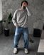 Мужской свитшот oversize в сером цвете sr3-S фото 3