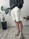 Мужские oversize шорты в бежевом цвете sh6 фото 2